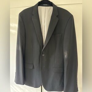 40s Regular mens black suit / blazer … worn few & dry cleaned! Teen men Egara